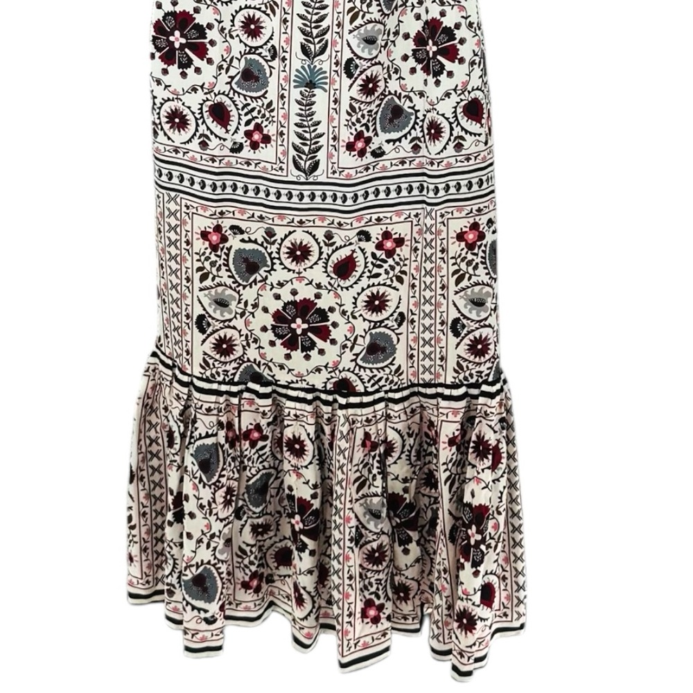 Tuckernuck NEW Patchwork Floral Lewis Belted Classic Midi Dress Size S - Picture 10 of 12
